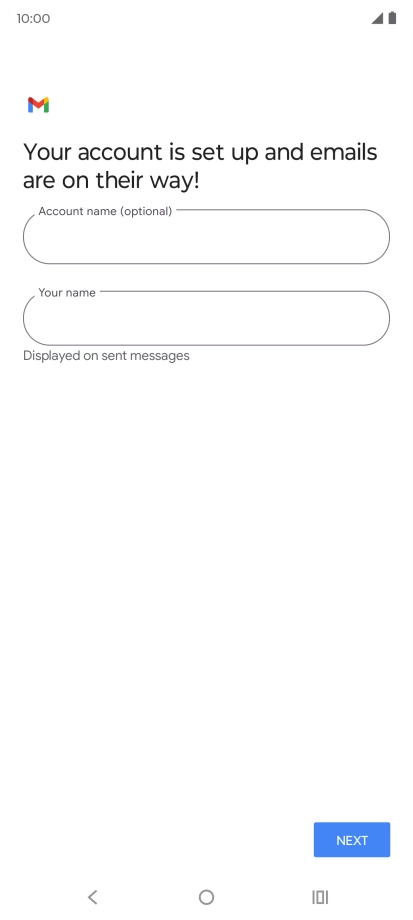 Press the field below 