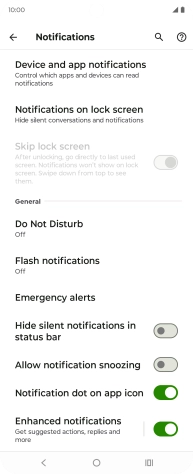 Press Do Not Disturb.