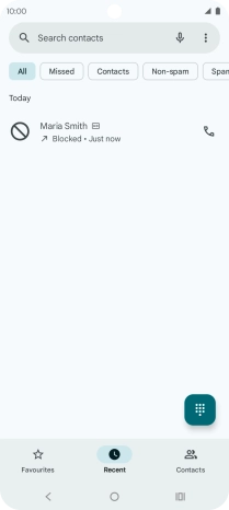 Press the Home key to return to the home screen.
