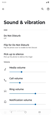 Press Do Not Disturb. Press Do Not Disturb.