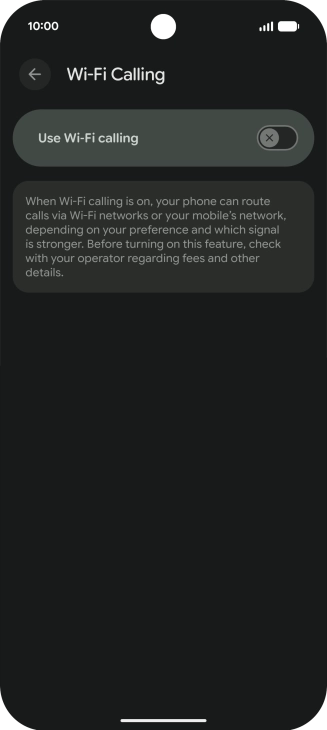 Press the indicator next to Press the indicator next to