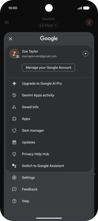 Press Settings. Press Settings.