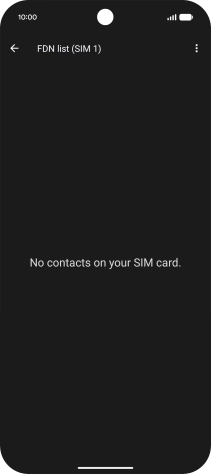 Press the menu icon.