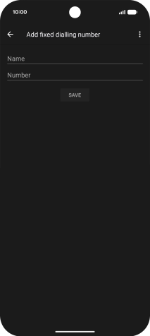 Press Name and key in the required name. Press Name and key in the required name.