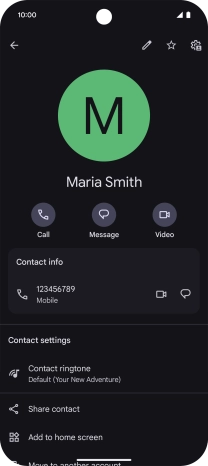 Slide your finger upwards starting from the bottom of the screen to return to the home screen.