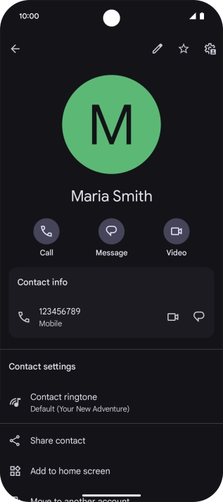 Slide your finger upwards starting from the bottom of the screen to return to the home screen.