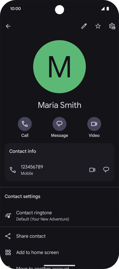 Slide your finger upwards starting from the bottom of the screen to return to the home screen.
