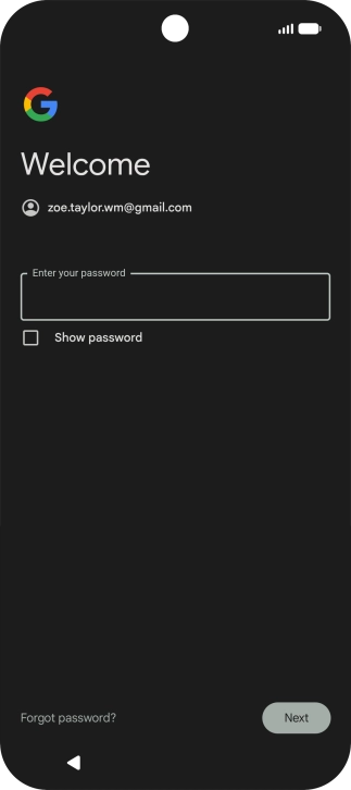Press the field below Press the field below