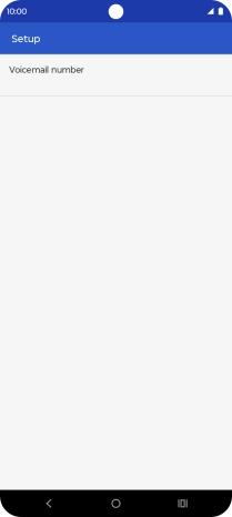 Press Voicemail number.