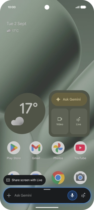 Say, in your own words, what you would like your phone to do, e.g.: OPEN [application], CALL [contact], SEARCH FOR [information]. It's not necessary to use a specific command for each function.