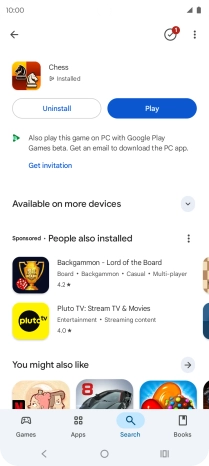 Press the Home key to return to the home screen.