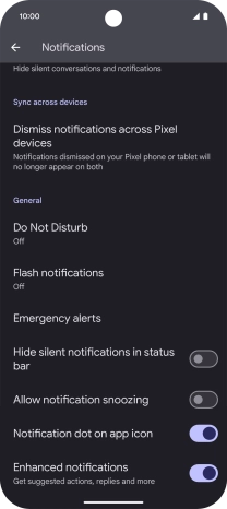 Press Do Not Disturb.