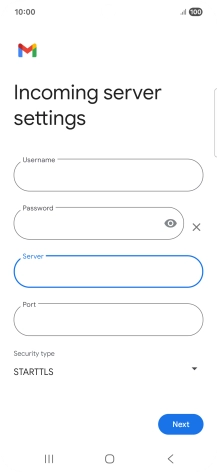 Press the field below 