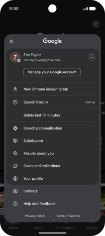 Press Settings. Press Settings.