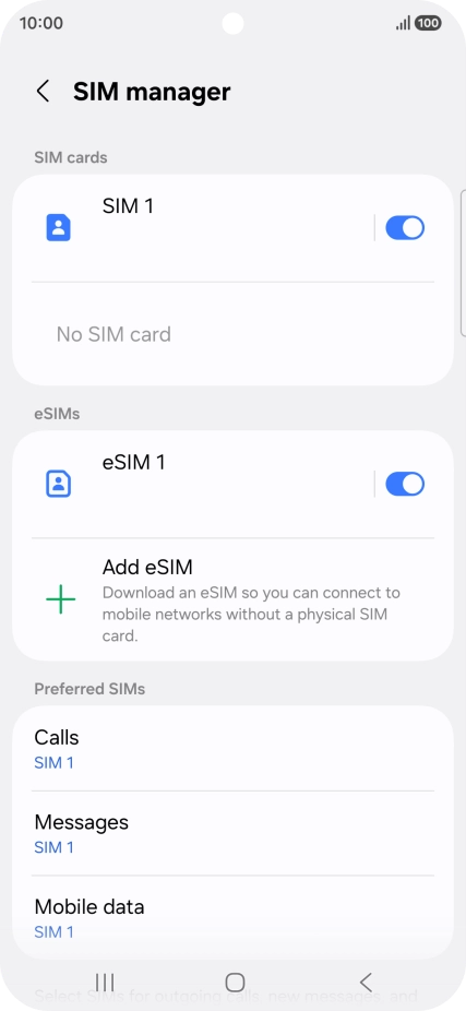 Press the Home key to return to the home screen.