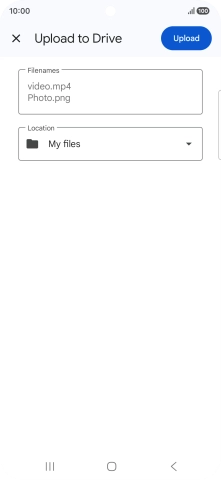 Press Upload. Press Upload.
