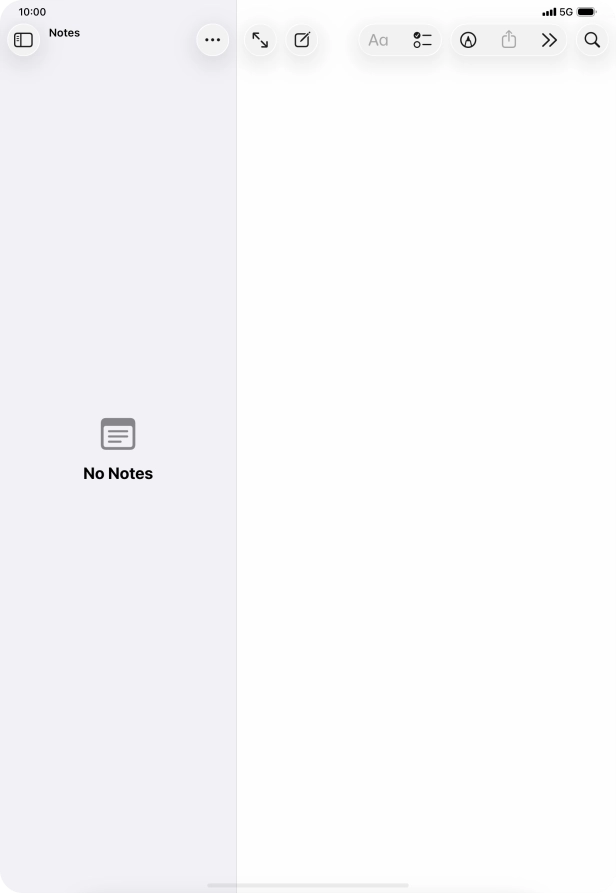 Slide your finger upwards starting from the bottom of the screen to return to the home screen.