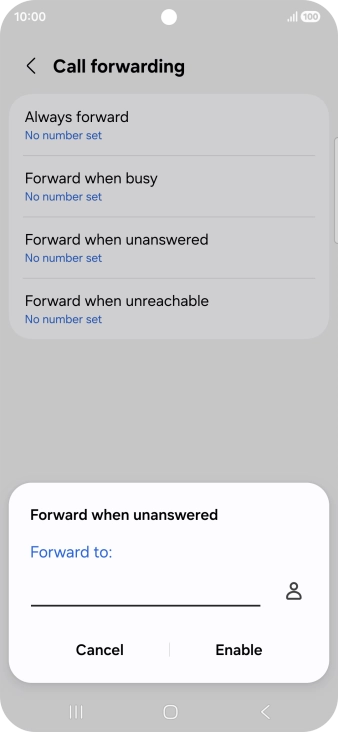 Key in +61414121121 and press Enable. Key in +61414121121 and press Enable.