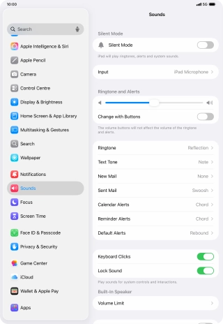 Press Text Tone.