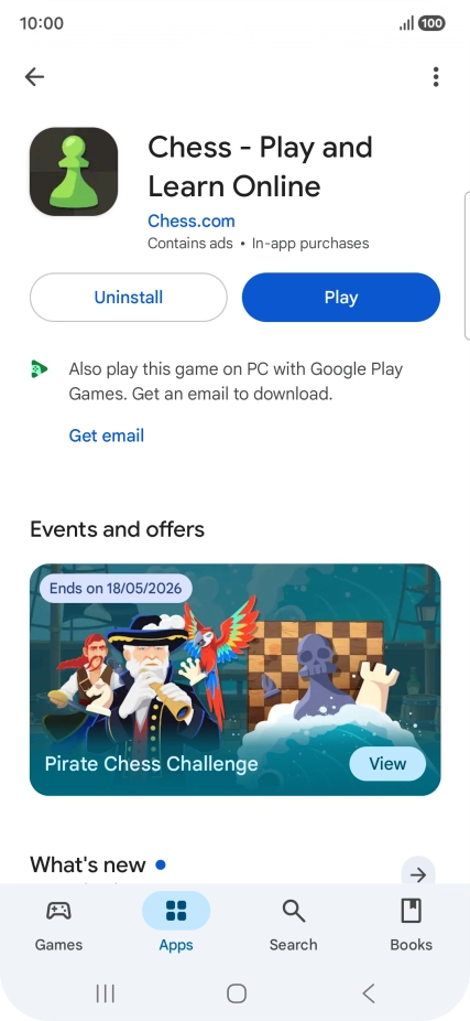 Press Uninstall. Press Uninstall.
