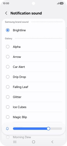Press the required message tones to hear them.