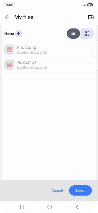 To create a new folder, press the new folder icon and follow the instructions on the screen to create a new folder. To create a new folder, press the new folder icon and follow the instructions on the screen to create a new folder.