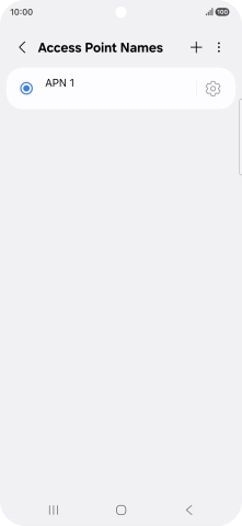 Press the add icon. Press the add icon.