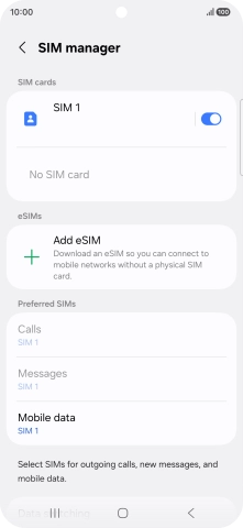 Press Add eSIM. Press Add eSIM.