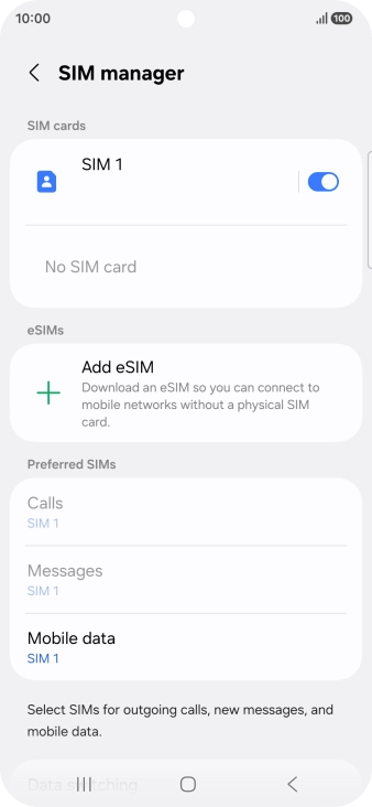 Press Add eSIM. Press Add eSIM.