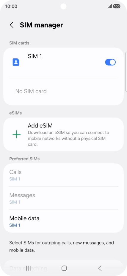 Press Add eSIM. Press Add eSIM.