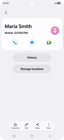 Press the Home key to return to the home screen.