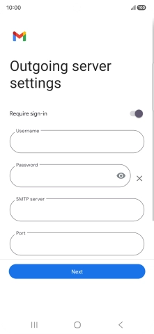 Press the indicator next to Press the indicator next to