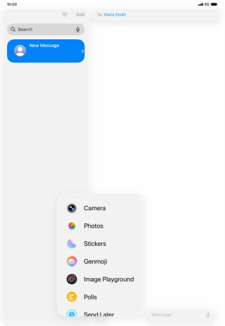 Press Genmoji.