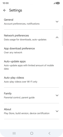 Press Auto-update apps. Press Auto-update apps.