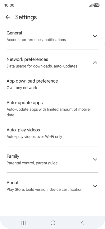 Press Auto-update apps. Press Auto-update apps.
