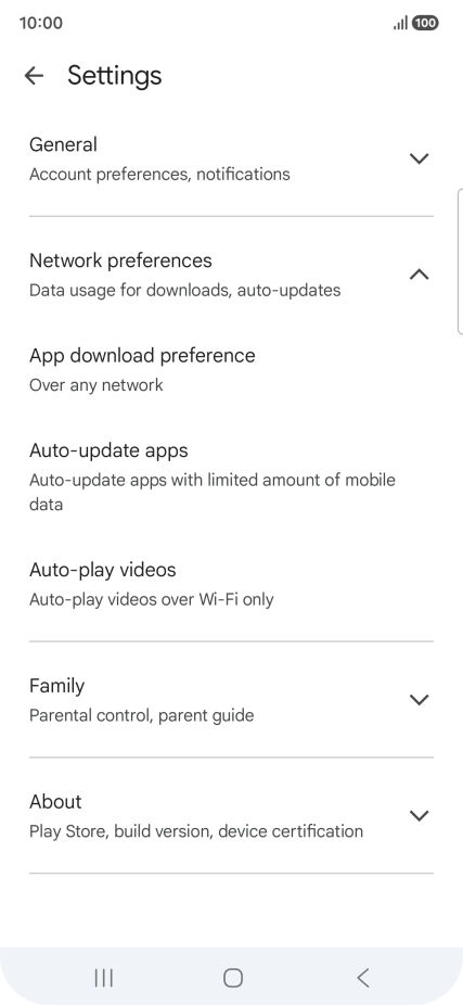 Press Auto-update apps. Press Auto-update apps.