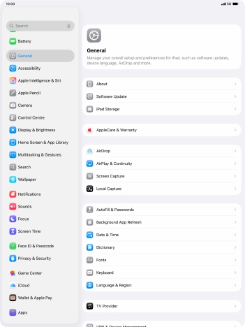 Press Face ID & Passcode.