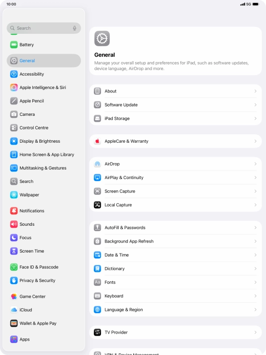 Press Face ID & Passcode.