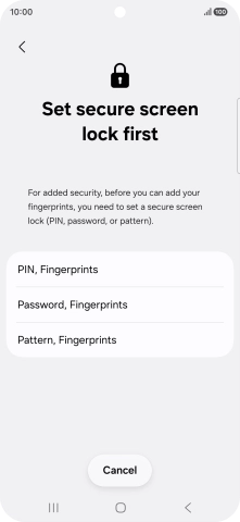 Press the required phone lock code and follow the instructions on the screen to create an additional phone lock code. Press the required phone lock code and follow the instructions on the screen to create an additional phone lock code.