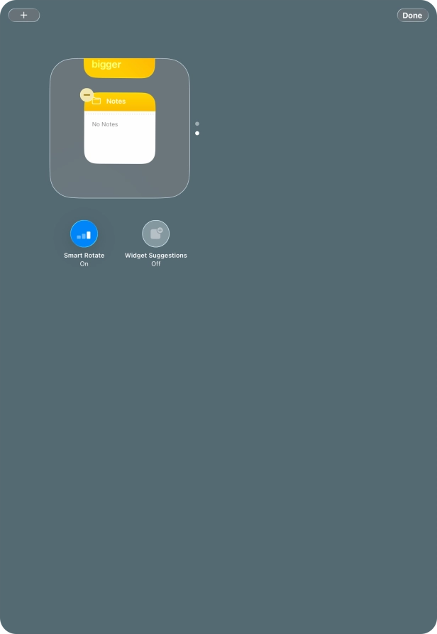 Press Smart Rotate to turn the function on or off.