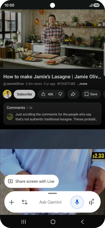 Press the add icon. Press the add icon.