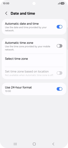 Press the indicator next to Press the indicator next to