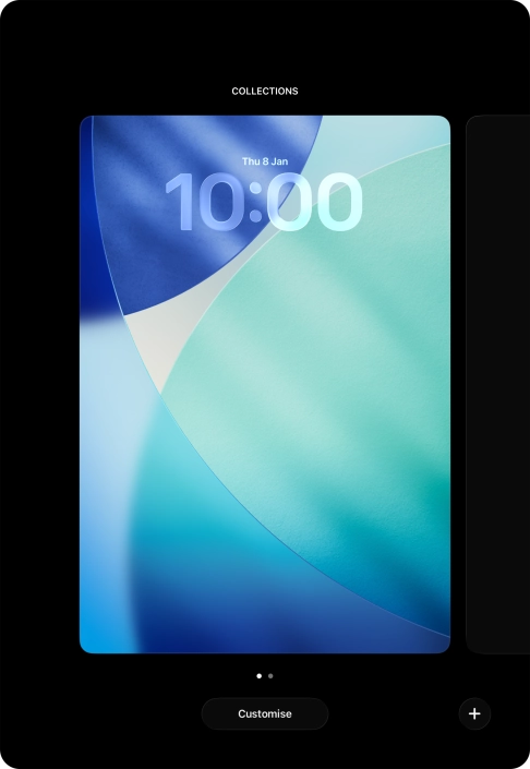Press the add icon.