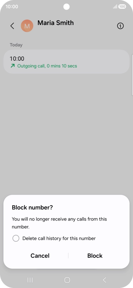 Press Block.