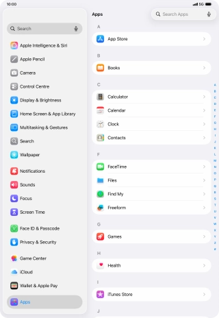 Press App Store.