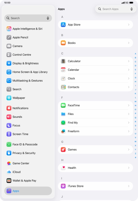 Press App Store.