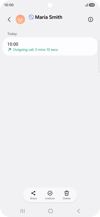 Press the Home key to return to the home screen.