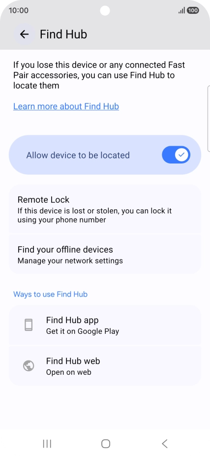 Press the Home key to return to the home screen. Press the Home key to return to the home screen.