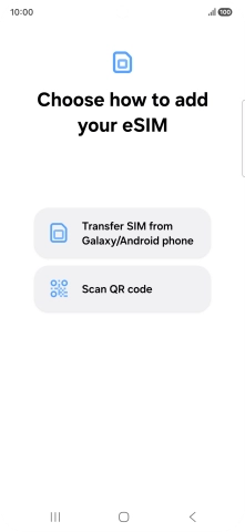Press Scan QR code. Press Scan QR code.