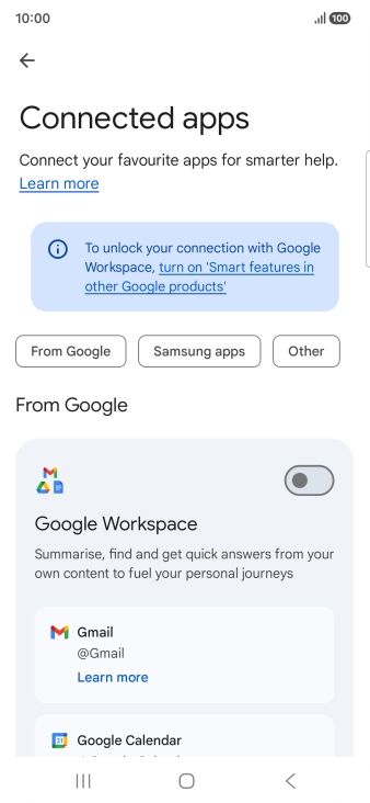 Press the indicator next to the required extension to turn on the function. Press the indicator next to the required extension to turn on the function.